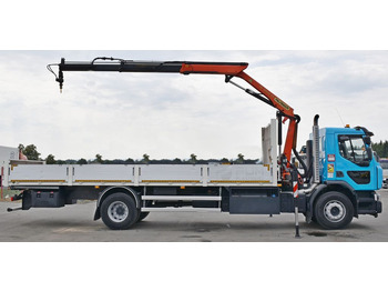 Камион со кран, Камион со платформа Renault C 320 * PK 12002 EH A + FUNK * TOPZUSTAND: слика 5