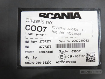 Единица за контрола за Камион Scania Electrical System COO7 regeleenheid Scania: слика 2