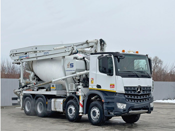 Камион со бетонска пумпа MERCEDES-BENZ Arocs 3743