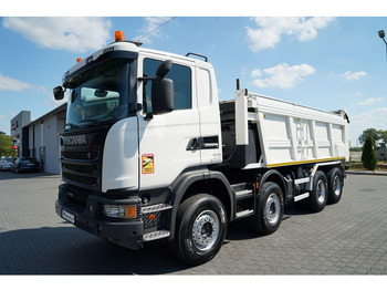 Асфалтен поплочувач Scania G 410 / 8X4 / ZABUDOWA SAMOWYŁADOWCZA DO ASFALTU / 2X HYDROKLAPA: слика 2 Асфалтен поплочувач Scania G 410 / 8X4 / ZABUDOWA SAMOWYŁADOWCZA DO ASFALTU / 2X HYDROKLAPA: слика 2