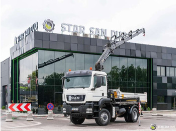 Кипер MAN  TGS 18.360 4x4 HIAB 144 E-4 Crane Kipper: слика 3
