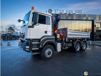 Камион со кран MAN TGS 26.360 6x6 PALFINGER PK 18001 EH Crane Kipe: слика 2 Камион со кран MAN TGS 26.360 6x6 PALFINGER PK 18001 EH Crane Kipe: слика 2
