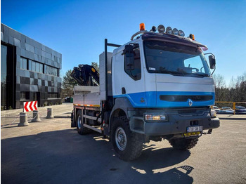 Нов Камион со кран, Камион со платформа Renault  KERAX 270 4x4 PALFINGER PK 16502 CRANE WINCH: слика 2