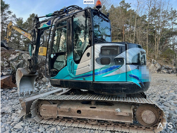 Багер Hitachi zx85us-6 gravemaskin m/ graveskuffe, hydraulisk pusseskuffe, klype: слика 5
