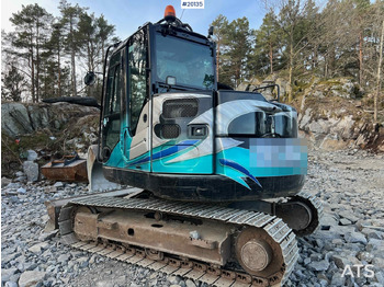 Багер Hitachi zx85us-6 gravemaskin m/ graveskuffe, hydraulisk pusseskuffe, klype: слика 4