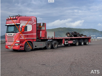 Полуприколка платформа NOOTEBOOM