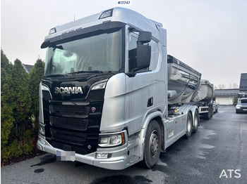 Кипер Scania R660 6X4 Asfaltbil m/ Carnehl asfaltkjerre: слика 3