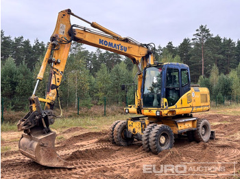 Багер на тркала KOMATSU PW160