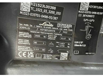 Лизинг на  Linde E35HL-01 Linde E35HL-01: слика 4