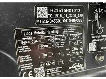 Електричен вилушкар LINDE E