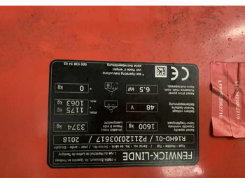Вилушкар со подигнување Linde R16HD-01: слика 4