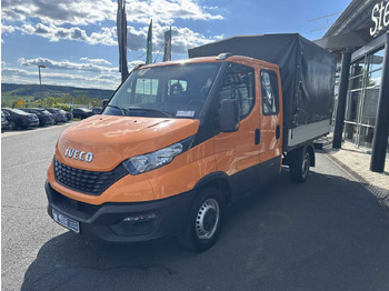 Комбе со церада Iveco Daily 35S14 Pritsche+Plane *AHK*Ladekran*7-Sitze: слика 3