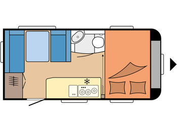 Камп приколка HOBBY DE LUXE 440 SF