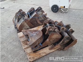 Корпа 24", 24", 24", 18", 12", 12", 12" Digging Bucket 30-35mm Pin to suit Mini Excavator: слика 3