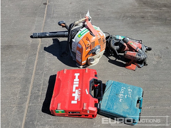 Градежна опрема Makita Battery Reciprocating Saw, Hilti 110Volt Diamond Core Drill, Hilti Battery Hammer Drill, Hilti Battery Impact Gun, Makita 110Volt Impact Gun, Hilti Battery Drill, Stihl Petrol Backpack Leaf Blo: слика 2