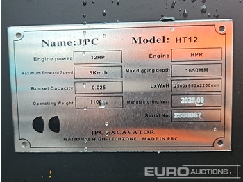 Мини багер JPC