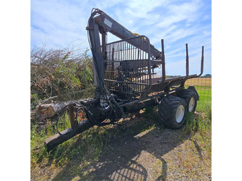 Шумска приколка Silvatec Udkørselsvogn med kran: слика 2