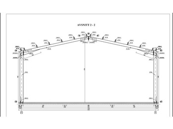Градежна опрема 12x24 meter - 288 m2: слика 2 Градежна опрема 12x24 meter - 288 m2: слика 2