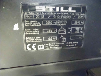 Вилушкар со подигнување Still FM-X20SE: слика 4 Вилушкар со подигнување Still FM-X20SE: слика 4