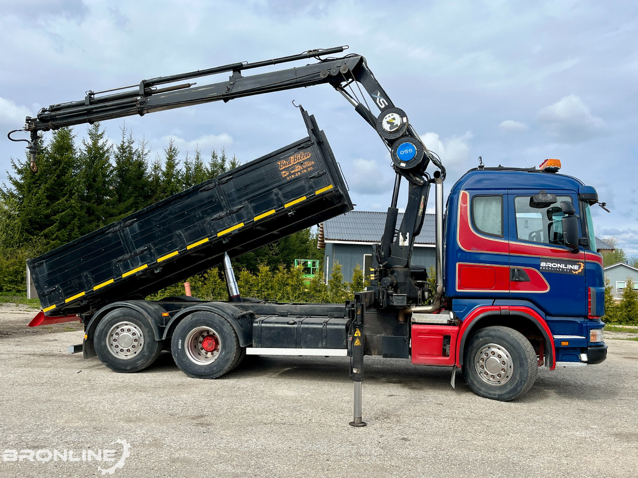 2002 SCANIA R114 6X2*4 Tipper+HIAB 166-e5 crane - Кипер, Камион со кран: слика 4 2002 SCANIA R114 6X2*4 Tipper+HIAB 166-e5 crane - Кипер, Камион со кран: слика 4