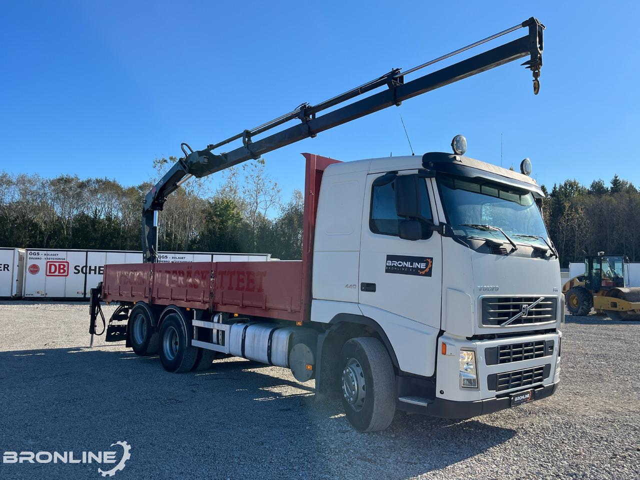 2006 Volvo FH 440 6x2 Flatbed + Crane - Камион со платформа, Камион со кран: слика 2 2006 Volvo FH 440 6x2 Flatbed + Crane - Камион со платформа, Камион со кран: слика 2
