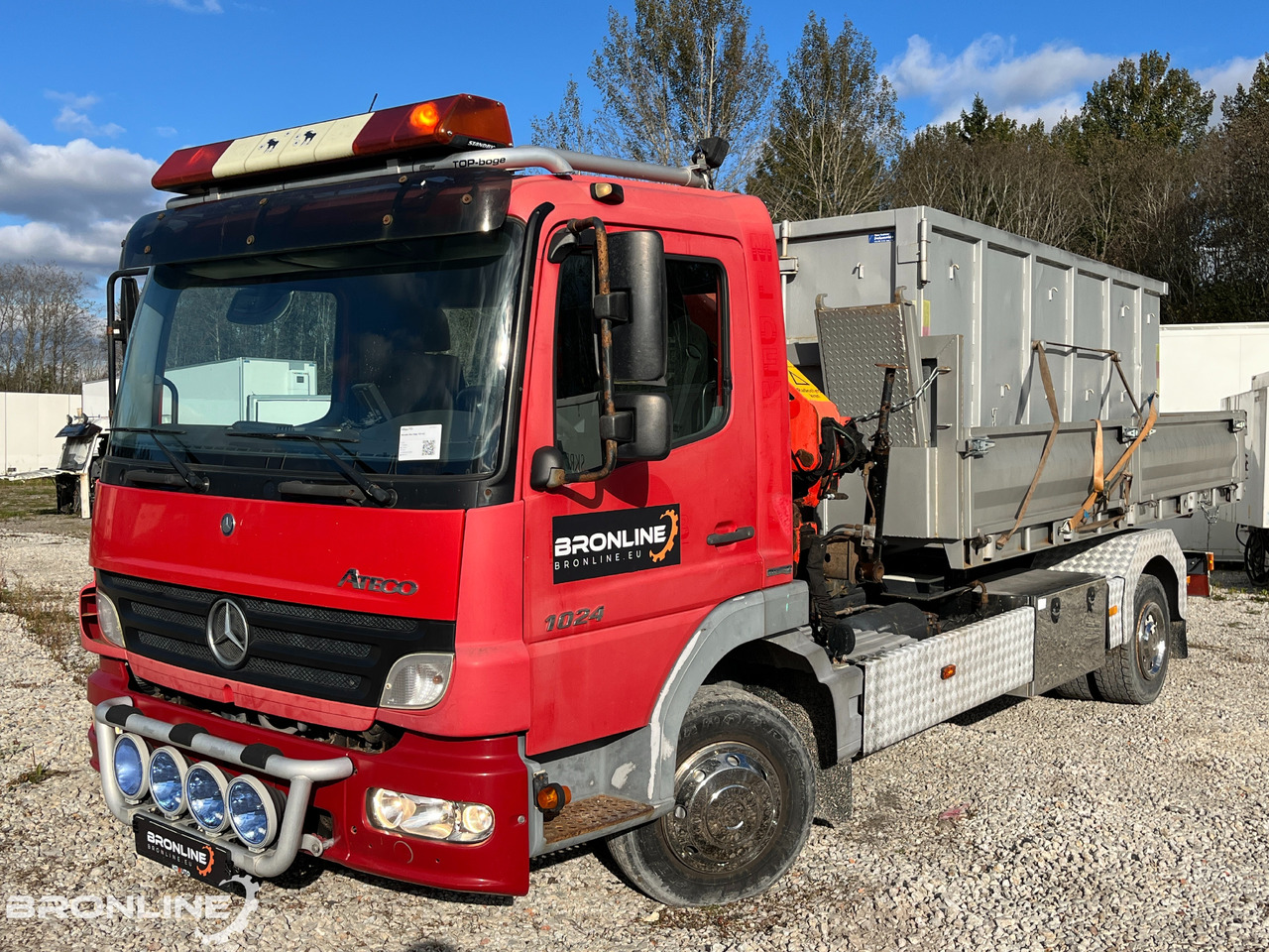 2007 Mercedes-Benz Atego 1024 Crane+Winch+Hooklift - Камион со кука за подигање, Камион со кран: слика 1 2007 Mercedes-Benz Atego 1024 Crane+Winch+Hooklift - Камион со кука за подигање, Камион со кран: слика 1