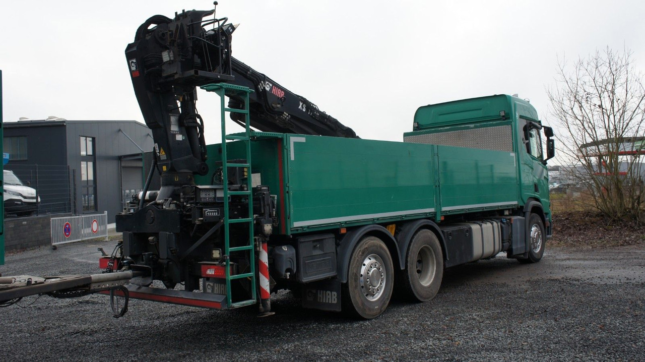 Scania R500 6x2 Baustoffzug Kran HIAB 177 K-2 Pro - Камион со платформа, Камион со кран: слика 4 Scania R500 6x2 Baustoffzug Kran HIAB 177 K-2 Pro - Камион со платформа, Камион со кран: слика 4