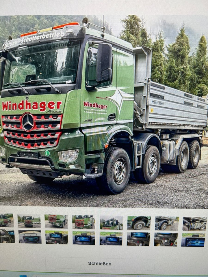 Mercedes-Benz Arocs 4152 8x4 BB Meiller Special Kipper - Кипер: слика 1 Mercedes-Benz Arocs 4152 8x4 BB Meiller Special Kipper - Кипер: слика 1