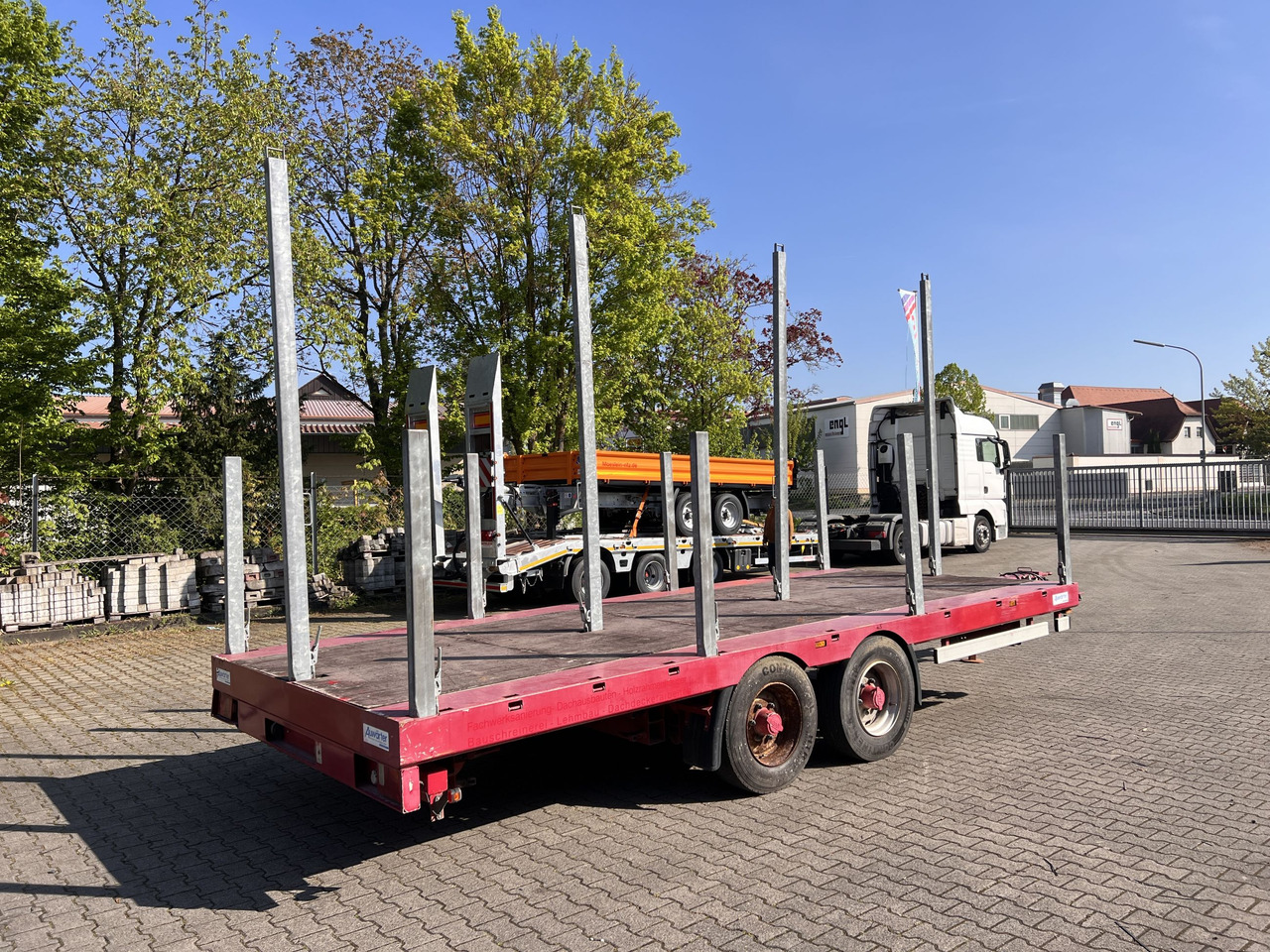 Auwaerter X-LTL110 Tandempritsche, ausziehbar - Приколка платформа: слика 3 Auwaerter X-LTL110 Tandempritsche, ausziehbar - Приколка платформа: слика 3