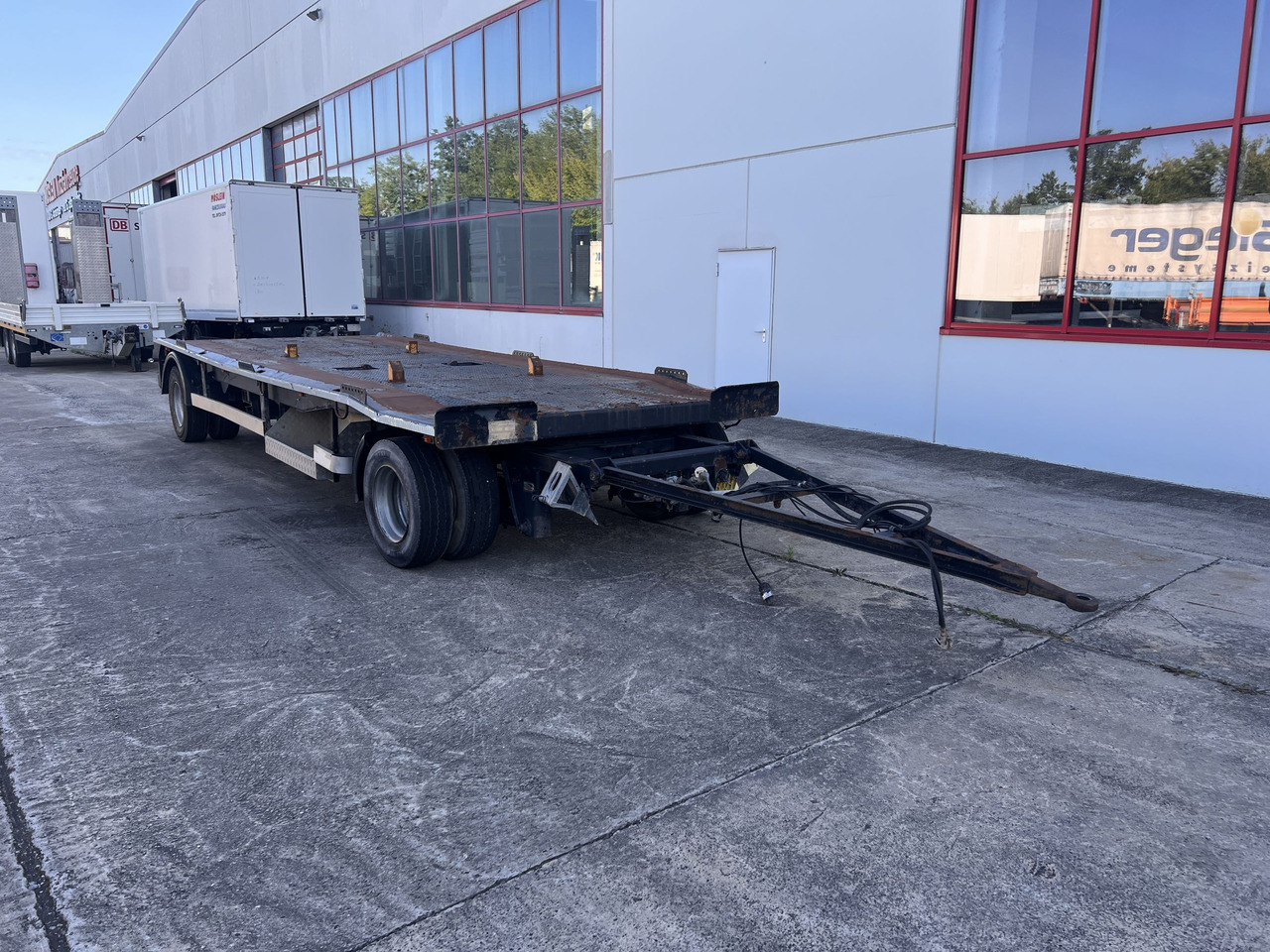 Dinkel DAC 18000 2 Achs Kombi- Anhänger für Abroll- oder Absetzmulden oder Tieflader - Роло/ Подизач приколка: слика 2 Dinkel DAC 18000 2 Achs Kombi- Anhänger für Abroll- oder Absetzmulden oder Tieflader - Роло/ Подизач приколка: слика 2