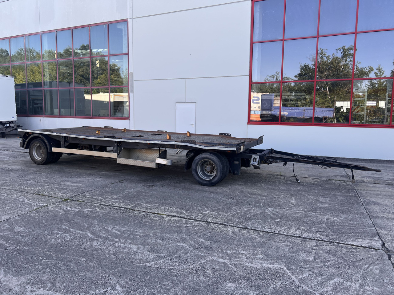 Dinkel DAC 18000 2 Achs Kombi- Anhänger für Abroll- oder Absetzmulden oder Tieflader - Роло/ Подизач приколка: слика 1 Dinkel DAC 18000 2 Achs Kombi- Anhänger für Abroll- oder Absetzmulden oder Tieflader - Роло/ Подизач приколка: слика 1