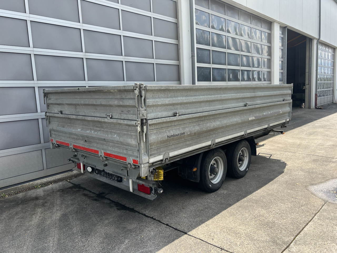 Humbaur D1AC Tandemkipper- Tieflader mit Aufsatz, neuwertig - Кипер приколка: слика 3 Humbaur D1AC Tandemkipper- Tieflader mit Aufsatz, neuwertig - Кипер приколка: слика 3