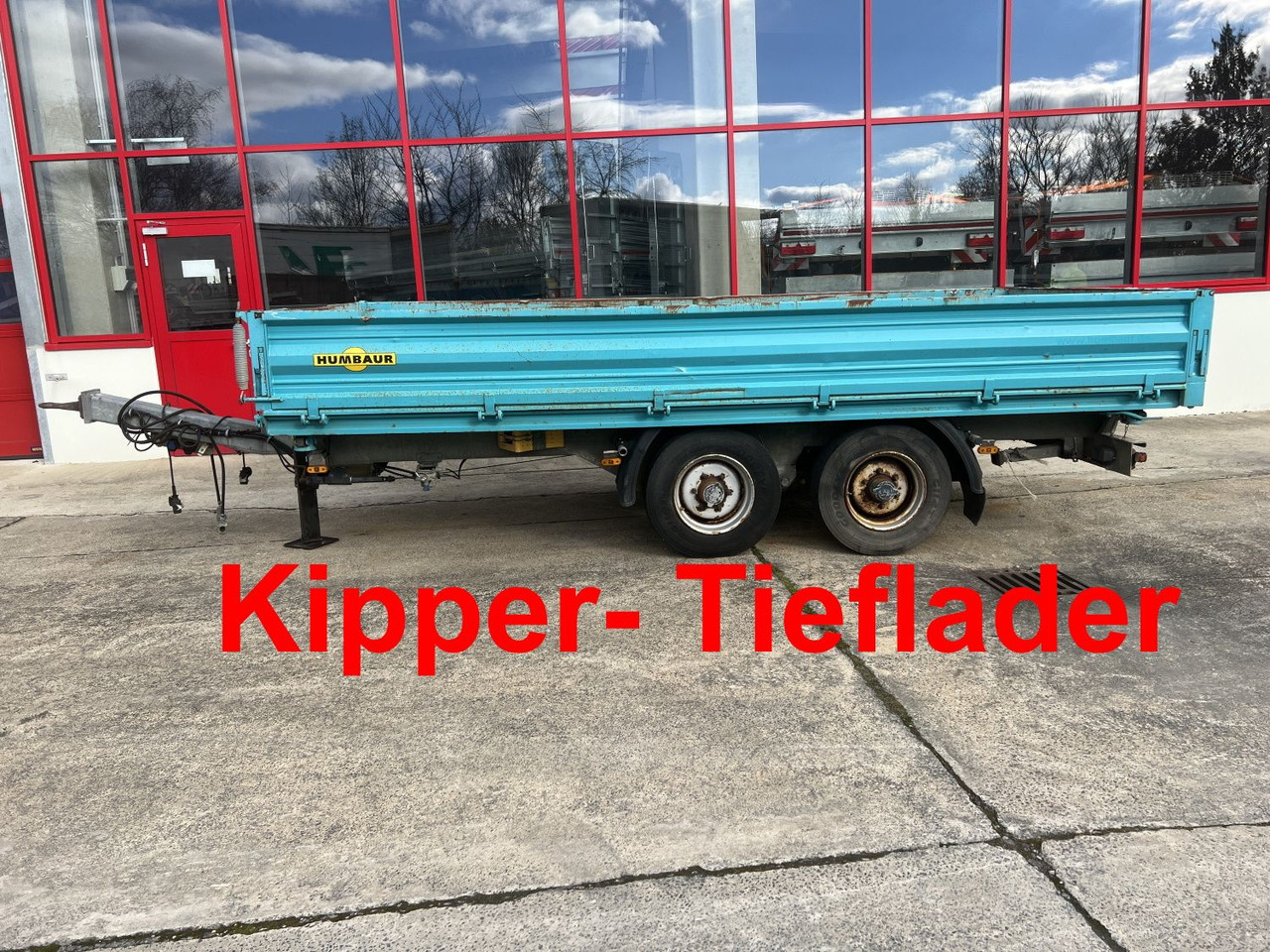 Humbaur HTK 10 50 24  Tandem Kipper- Tieflader - Кипер приколка: слика 1 Humbaur HTK 10 50 24  Tandem Kipper- Tieflader - Кипер приколка: слика 1