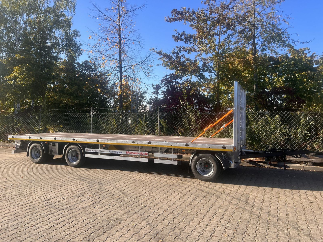 Möslein 3 Achs Jumbo- Plato- Anhänger 9 m, Mega - Приколка платформа: слика 5 Möslein 3 Achs Jumbo- Plato- Anhänger 9 m, Mega - Приколка платформа: слика 5