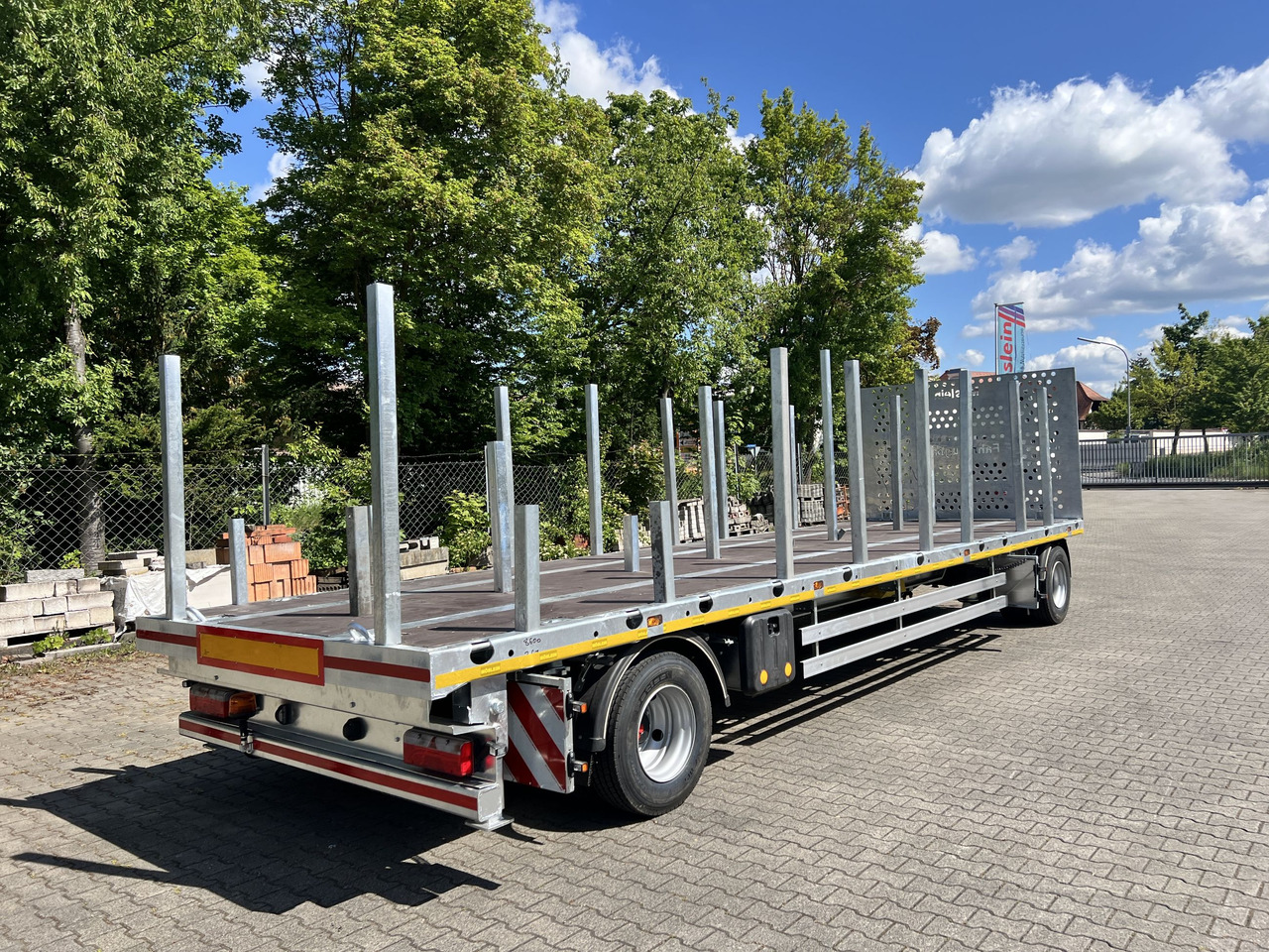 Möslein T 2 Plato 8,6m 2 Achs Jumbo- Plato- Anhänger - Приколка платформа: слика 4 Möslein T 2 Plato 8,6m 2 Achs Jumbo- Plato- Anhänger - Приколка платформа: слика 4