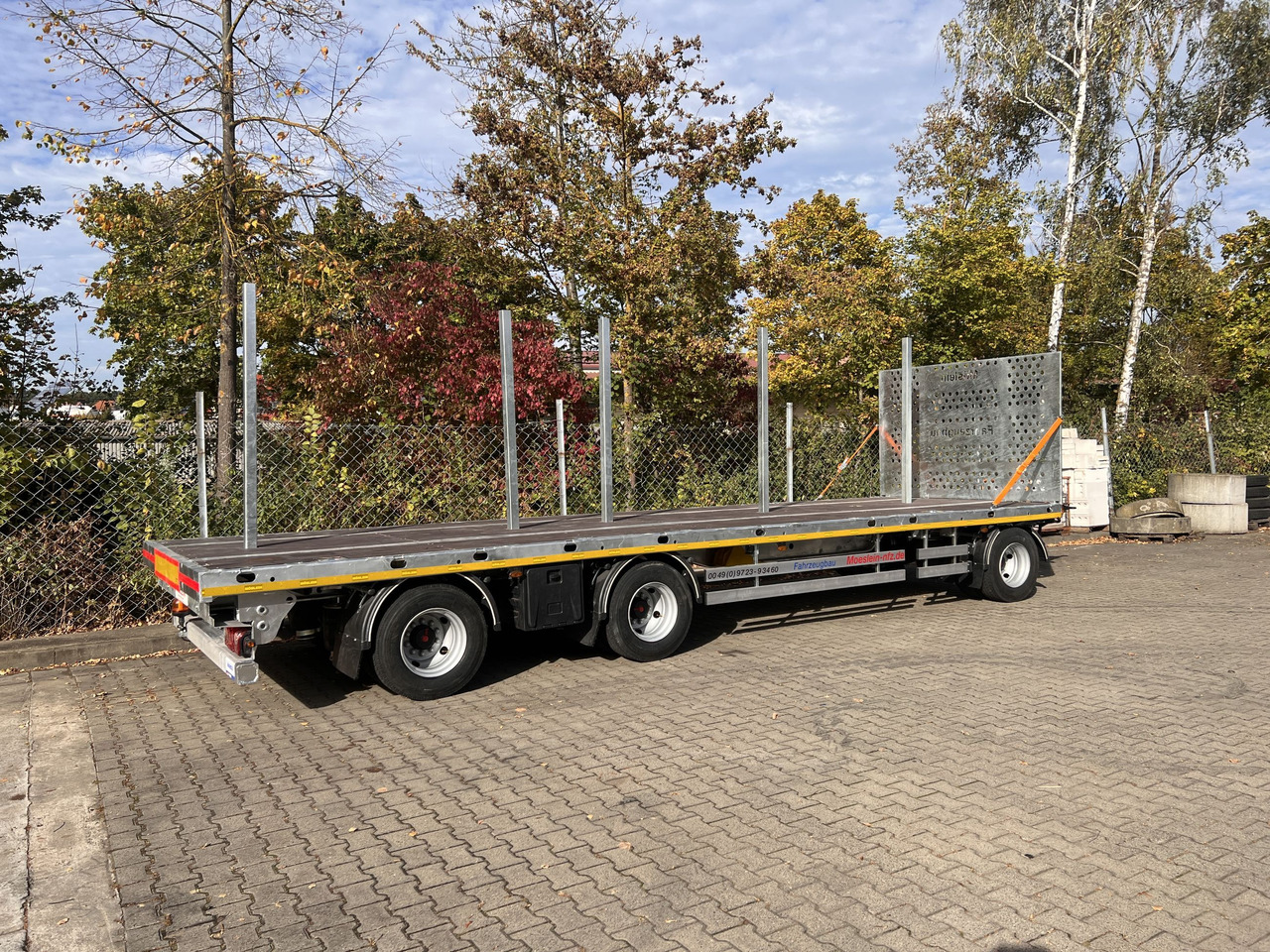 Möslein T 3 Plato 9 m 3 Achs Jumbo- Plato- Anhänger 9 m, Mega - Приколка платформа: слика 3 Möslein T 3 Plato 9 m 3 Achs Jumbo- Plato- Anhänger 9 m, Mega - Приколка платформа: слика 3