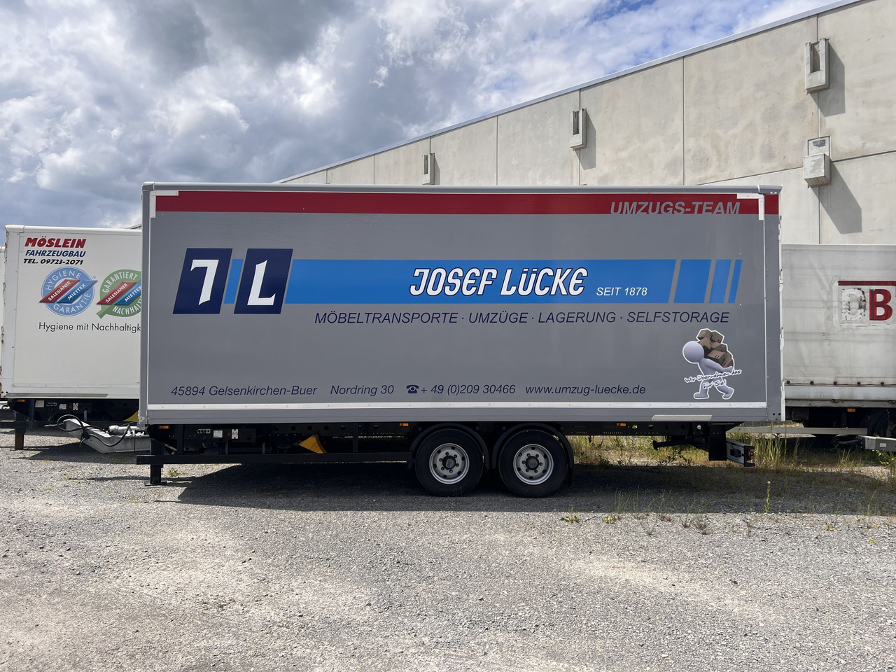 Möslein TKO 105 Schwebheim  Tandem- Möbel Koffer- Anhänger - Приколка сандучар: слика 1 Möslein TKO 105 Schwebheim  Tandem- Möbel Koffer- Anhänger - Приколка сандучар: слика 1