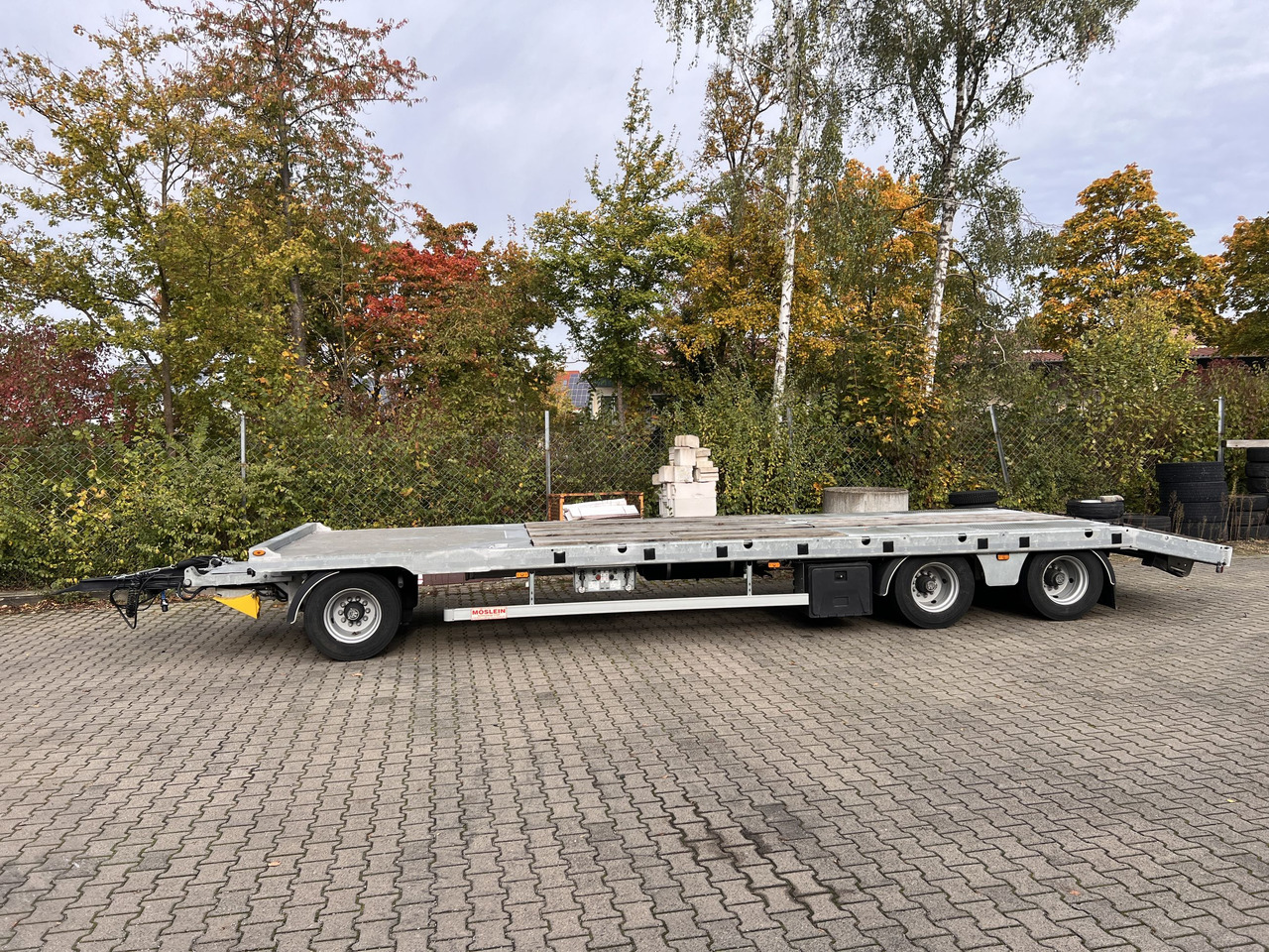 Möslein TO 3 F Schwebheim 3 Achs Tiefladeranhänger - Приколка за низок утовар: слика 1 Möslein TO 3 F Schwebheim 3 Achs Tiefladeranhänger - Приколка за низок утовар: слика 1