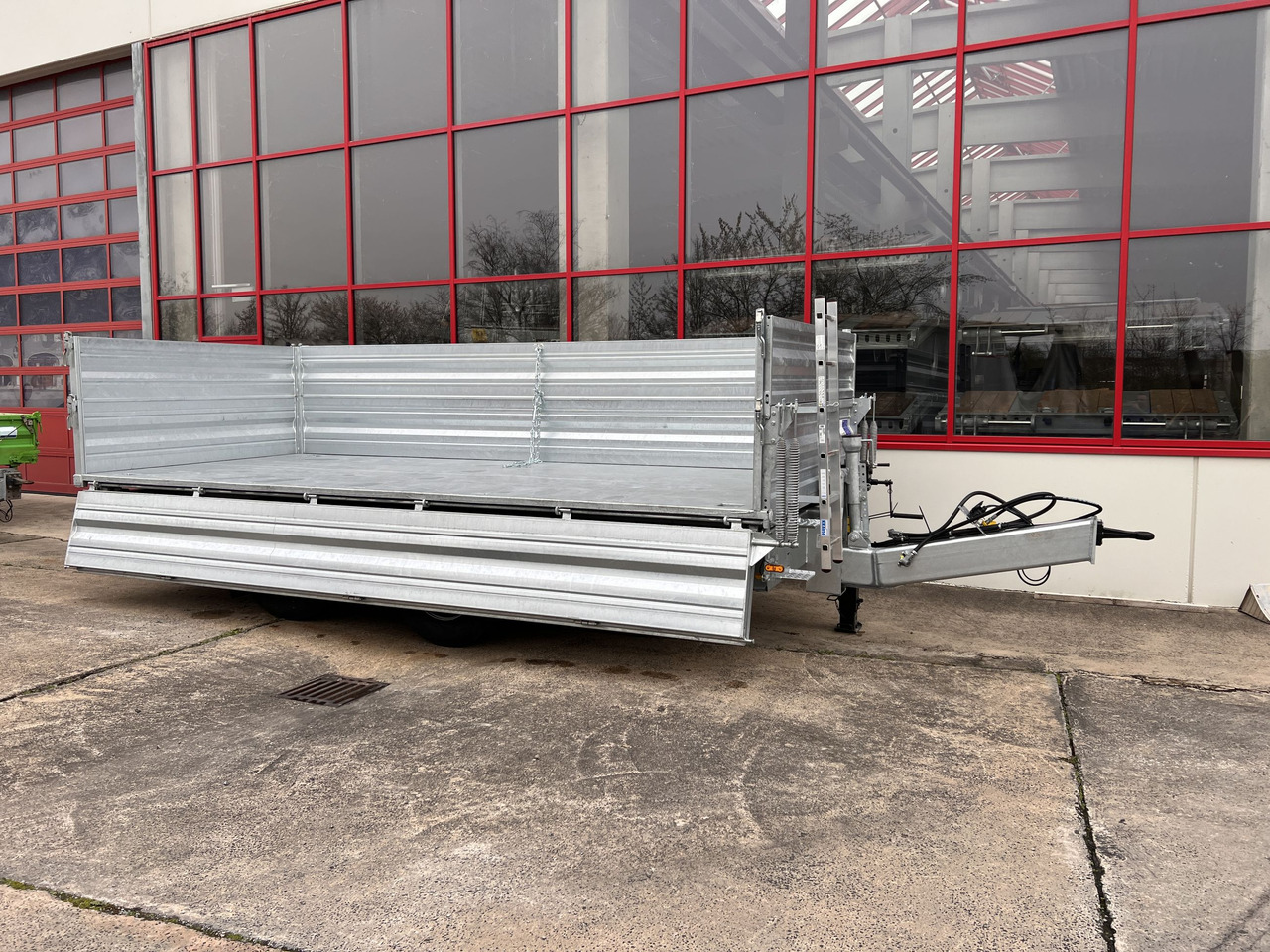 Нов Кипер приколка Möslein TTD 19 AB  19 t Tandem 3 Seiten Kipper TiefladerAufsatzbordwänden-- Neufahrzeug --: слика 8