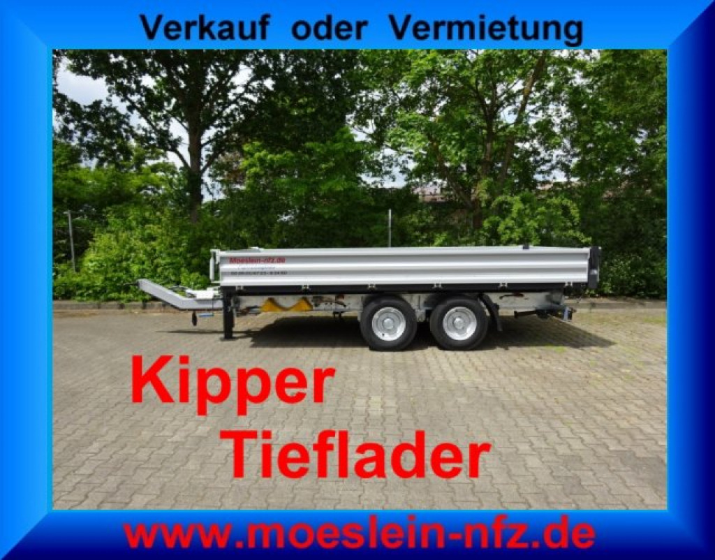 Möslein TTD11 weiß neuer Tandem 3- Seitenkipper Tieflader-- Neufahrzeug -- - Кипер приколка: слика 5 Möslein TTD11 weiß neuer Tandem 3- Seitenkipper Tieflader-- Neufahrzeug -- - Кипер приколка: слика 5