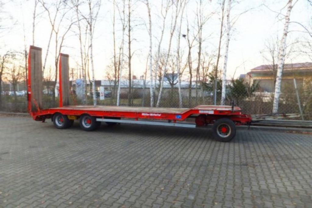 Müller Mitteltal T 3 3 Achs Tieflader- Anhänger - Приколка за низок утовар: слика 3 Müller Mitteltal T 3 3 Achs Tieflader- Anhänger - Приколка за низок утовар: слика 3