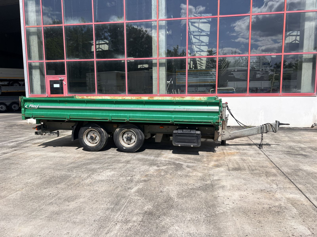 Tandemkipper- Tieflader, wenig Benutzt - Кипер приколка: слика 1 Tandemkipper- Tieflader, wenig Benutzt - Кипер приколка: слика 1