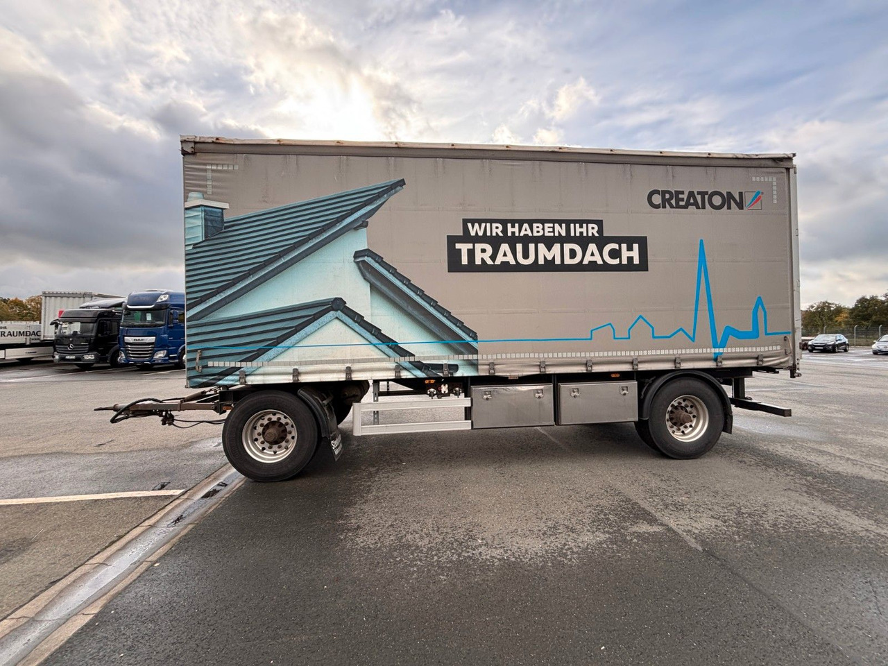 AZP18 Plane + Staplerhalterung - Приколка со церада: слика 1 AZP18 Plane + Staplerhalterung - Приколка со церада: слика 1