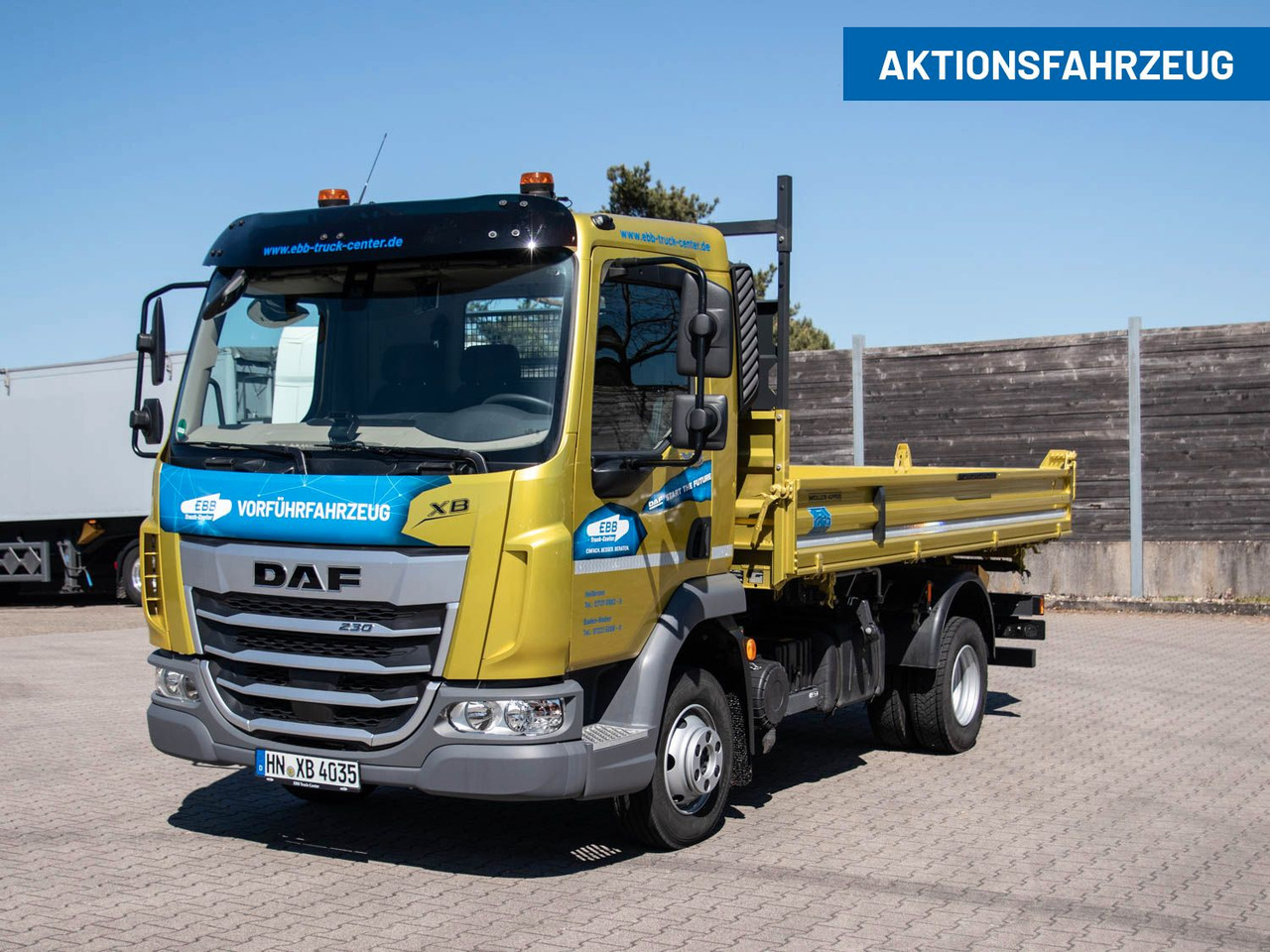 DAF XB 230 7,5t Meiller Kipper - Кипер: слика 1 DAF XB 230 7,5t Meiller Kipper - Кипер: слика 1