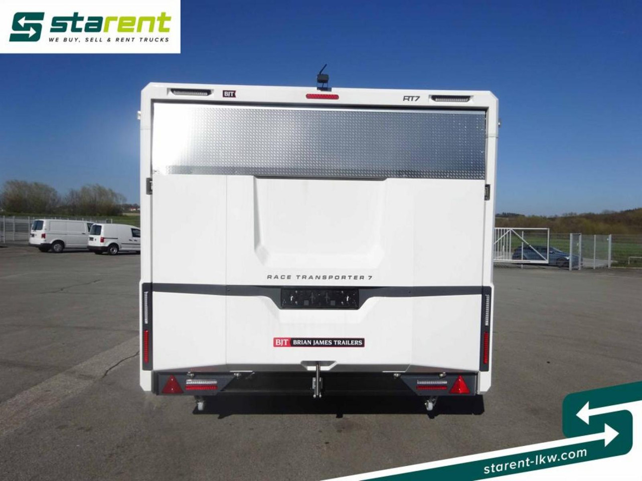 Нов Автотранспортна приколка Brian James Trailers Race Transporter 7, Seilwinde, elektrische Klappe: слика 6