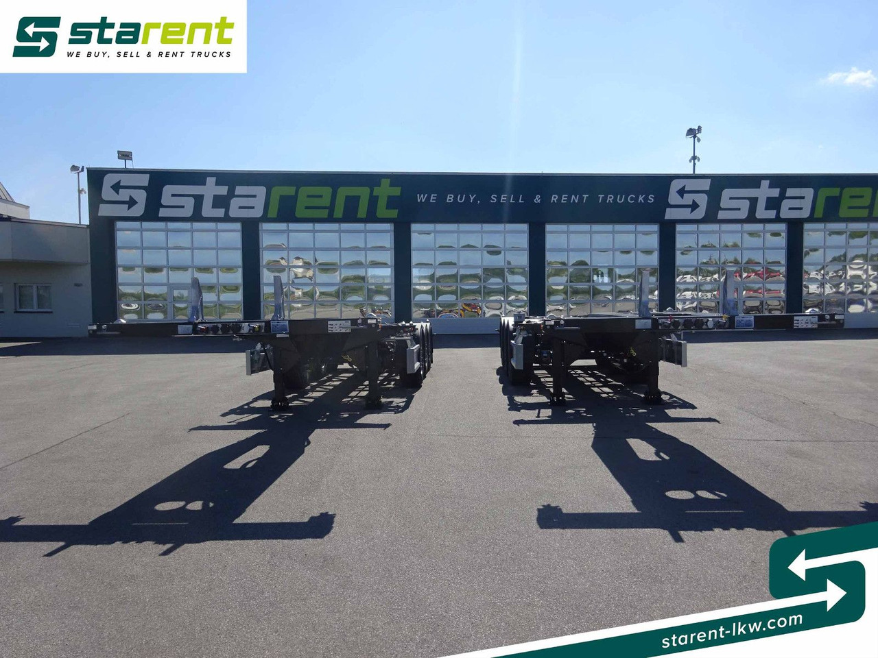 D-TEC Flexitrailer LS Containerchassis ADR, Liftachse - Транспортер на контејнер/ Полуприколка со променливо тело: слика 2 D-TEC Flexitrailer LS Containerchassis ADR, Liftachse - Транспортер на контејнер/ Полуприколка со променливо тело: слика 2