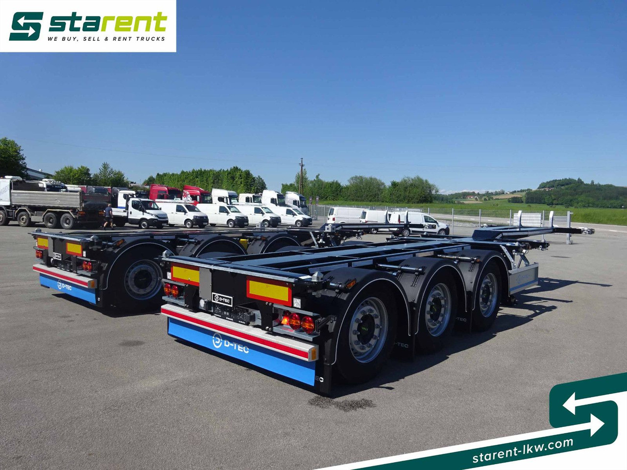 D-TEC Flexitrailer LS Containerchassis ADR, Liftachse - Транспортер на контејнер/ Полуприколка со променливо тело: слика 5 D-TEC Flexitrailer LS Containerchassis ADR, Liftachse - Транспортер на контејнер/ Полуприколка со променливо тело: слика 5