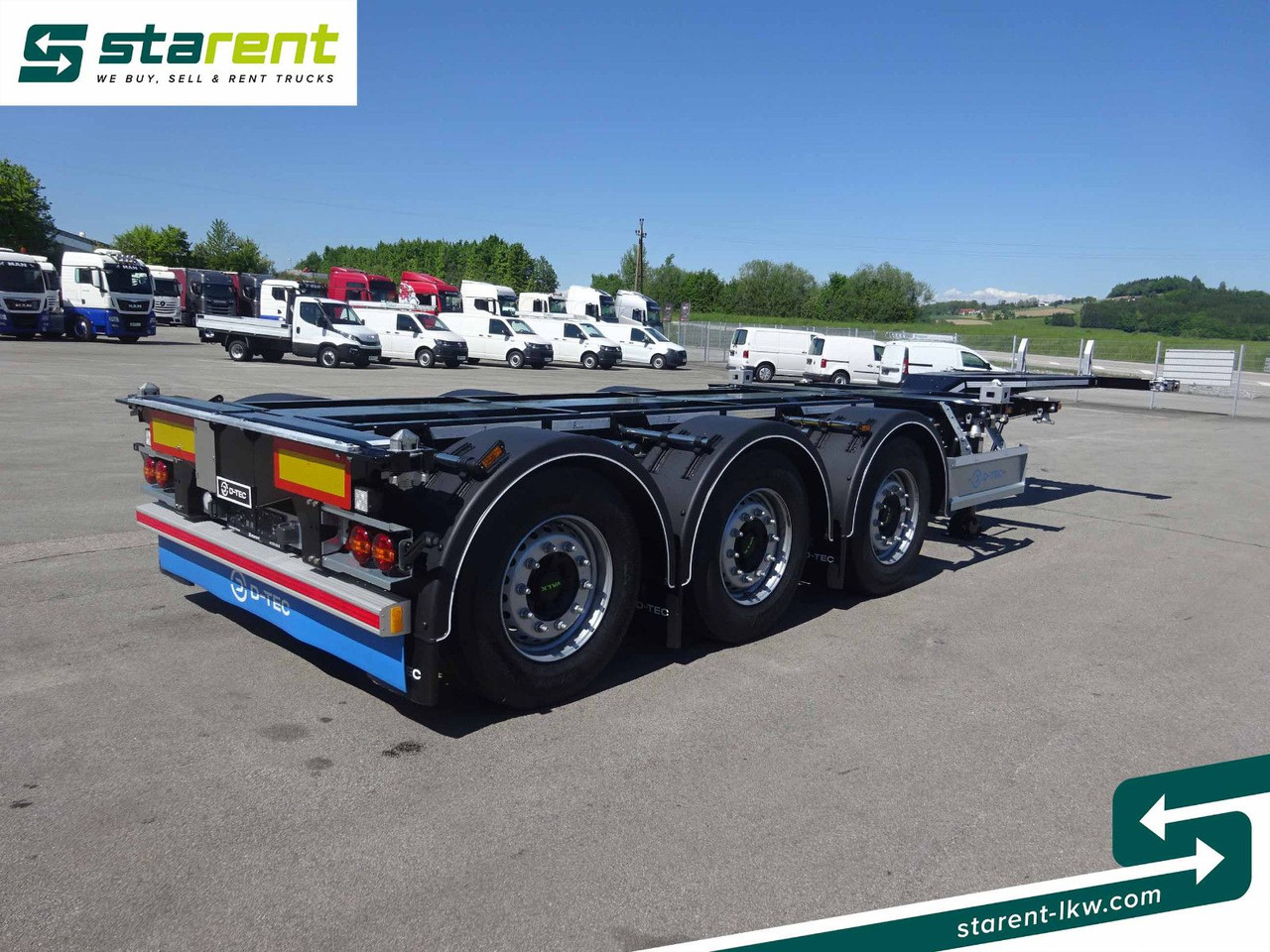 D-TEC Flexitrailer LS Containerchassis ADR, Liftachse - Транспортер на контејнер/ Полуприколка со променливо тело: слика 5 D-TEC Flexitrailer LS Containerchassis ADR, Liftachse - Транспортер на контејнер/ Полуприколка со променливо тело: слика 5