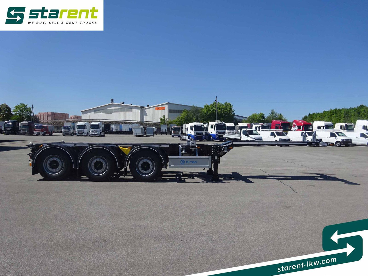 D-TEC Flexitrailer LS Containerchassis ADR, Liftachse - Транспортер на контејнер/ Полуприколка со променливо тело: слика 4 D-TEC Flexitrailer LS Containerchassis ADR, Liftachse - Транспортер на контејнер/ Полуприколка со променливо тело: слика 4