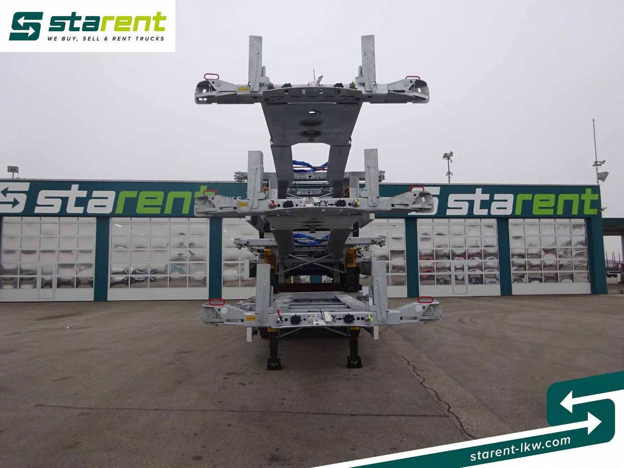 Fliegl Containerchassis ADR, 1x20/2x20/1x30/1x40/1x45 - Транспортер на контејнер/ Полуприколка со променливо тело: слика 2 Fliegl Containerchassis ADR, 1x20/2x20/1x30/1x40/1x45 - Транспортер на контејнер/ Полуприколка со променливо тело: слика 2